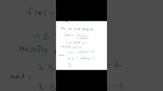 how to find range of this function