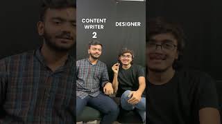 Content Writer vs. Logo Designer!  #meme #brandingagency #funny #brandingtips #businessbranding