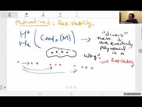 Maithreya Sitaraman,  "Topological actions of Temperley-Lieb algebras and Representation Stability"