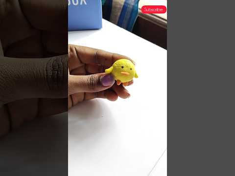 let's  make mini duck in clay #creativeclayideas  #diy