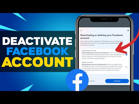 How to Deactivate Facebook Account (2024)
