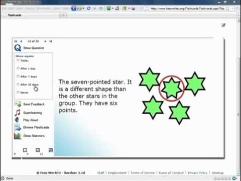 Free World U Flashcard Strategy - Video 2