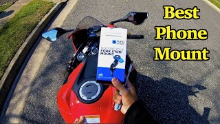 Quad Lock Phone Mount Installation & Review | Best Phone Mount for Motorcycle! CBR MODS Series Ep. 2