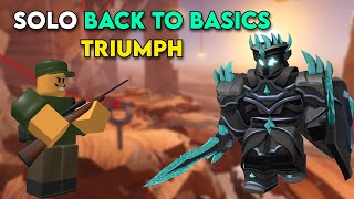 TDS Solo Back to Basics Challenge TRIUMPH on Reworked Dusty Bridges | Tower Defense Simulator