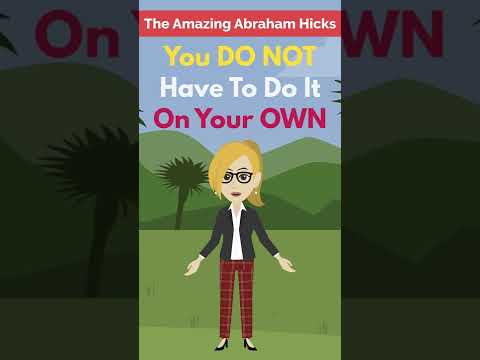 Abraham Hicks ~ You DO NOT Have To Do Everything On Your Own 💖💖
