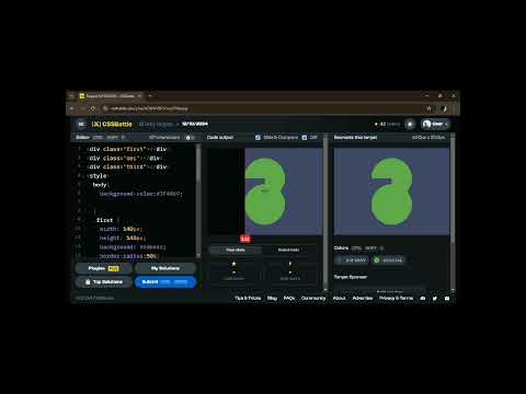 Day#06Taking on the ultimate coding challenge!💻🔗#CSSBattle #WebDevChallenge#Frontend #CSS#CodeWithMe