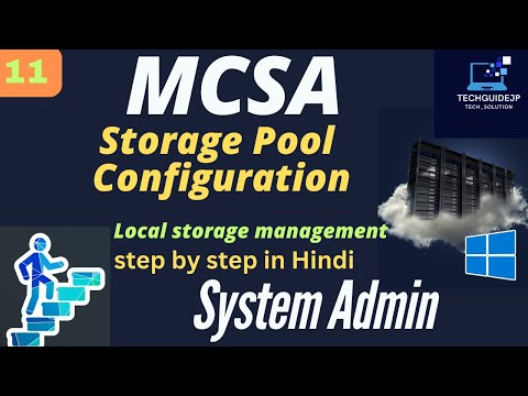 How to Configure Storage Pool and manage Local storage in windows server | step by step in Hindi..