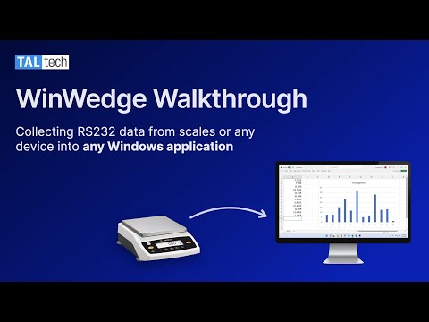 WinWedge Walkthrough - Getting data from RS232 devices