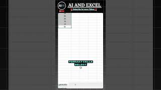 Custom Formatting in Excel #excel Custom Excel Formatting #shorts #exceltips