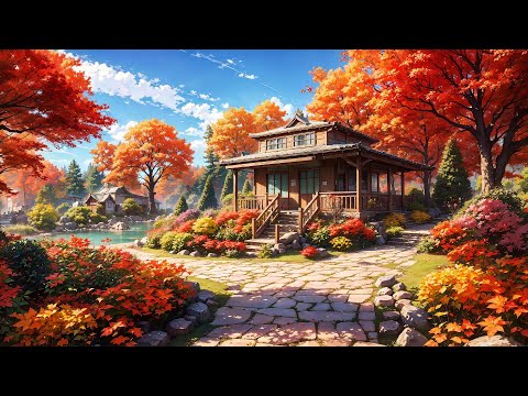 Rustic Autumn Haven 🌤 Start Your Day 💐 Sleep/Relax/Study/Work