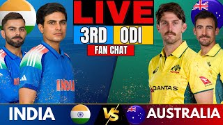India vs Australia 3rd ODI, Sydney | IND vs AUS Live Match Today | Live Cricket score & Commentary
