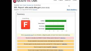 SSL Labs SSL Test: sample DHS subdomains - December, 15 2015