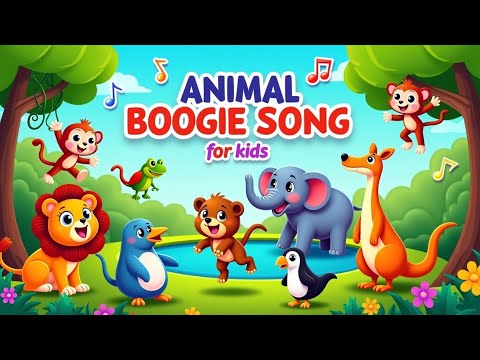 Fun Animal Song for Kids | The Animal Boogie – Jungle Dance, Sounds & Actions