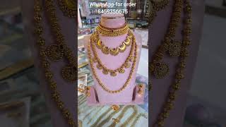 No - 10 😍 Maharashtrian jewellery combo set  🌿🌿🌿🌿❇️ Order and inquiry  whatsapp 8459356675.❇️