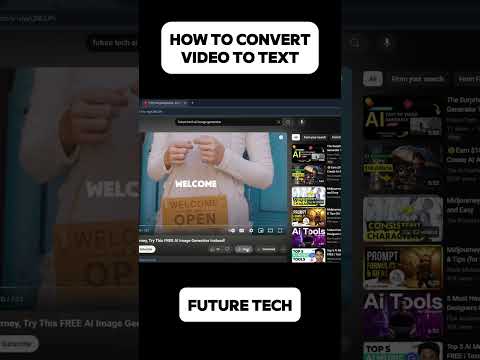 How to Get the Transcript of a YouTube Video Full video ☝️ #shorts #ai #tutorial