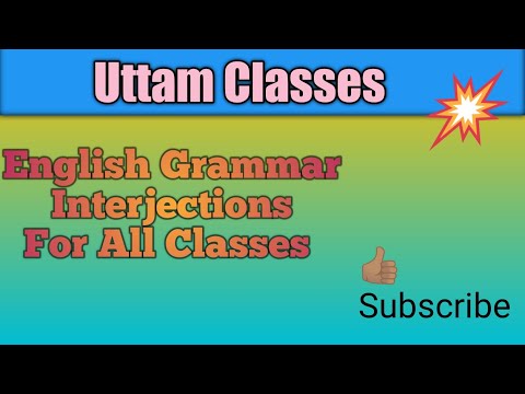 English Grammer =Interjections ||For All School Classes||📖📖📖#englishgrammar #interjections