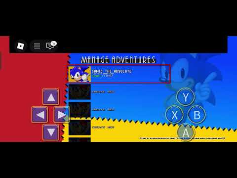 Моя игра в Classic Sonic Roblox