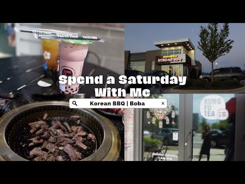 Spend A Saturday With Me | Kung Fu Tea, Korean BBQ, Dave and Busters