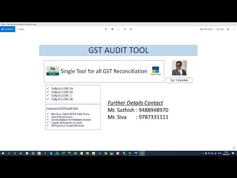 GST AUDIT - Reconciliation Tool