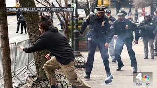 Mamdani was home when protesters lit a device outside Gracie Mansion | NBC New York