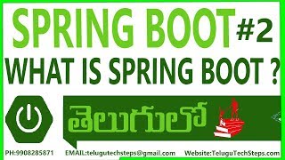 What is Spring Boot in Telugu #2