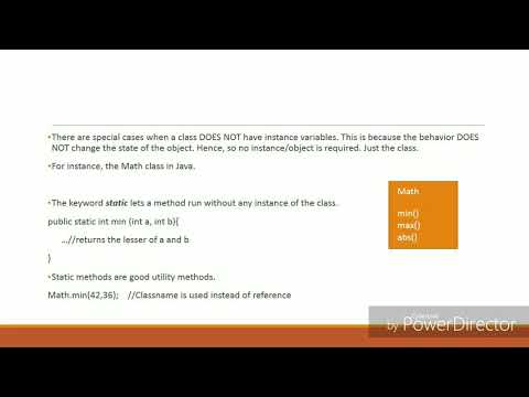 What is a static method in Java?