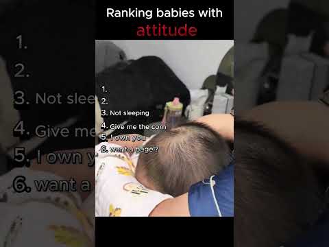 Ranking babies with attitude #funny #shorts