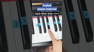 Faded Alan Walker - piano tutorial
