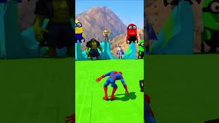 GTA 5 ragdolls | Spider-man Jumps/Fails ep. 308