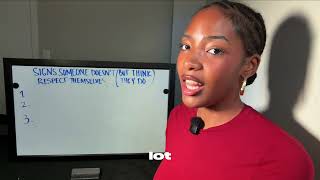 You don’t respect yourself and it shows ￼