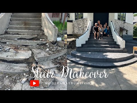 First project on our church-THE STAIRS