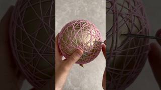 String ball decoration 🎐✨🌸 #craftidea #diydecor