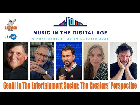 MITDA Forum: ΑΙ | GenAI In The Entertainment Sector: The Creators' Perspective - Panel discussion