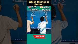 Best Maths Tricks| India vs USA Maths | Vedic Maths for fast calculation #ytshorts #shorts #fun #yt