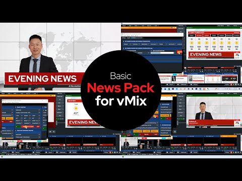 Essential News Graphics Pack for vMix (Now price slashed)