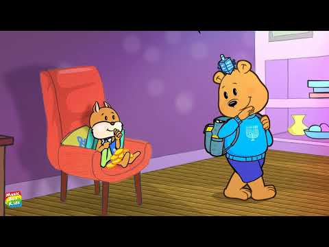 Hanukkah Song for Kids - My Dreidel is Blue