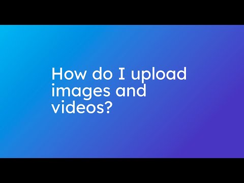 How do I upload images and videos on invideo AI?