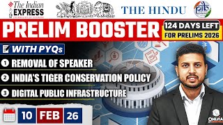 Daily Current Affairs- 10 February 2026 | The Hindu News Paper | Prelim Booster by Rishav Sharma Sir
