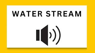 Water Stream - Free To Use Sound Effects