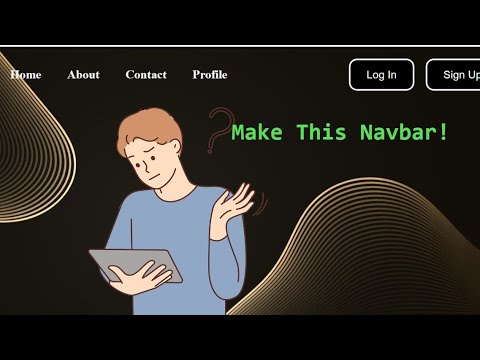 Make Navbar Using Html and Css