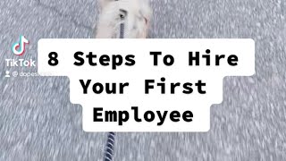 Steps to Hire Your First Employee #howtohire #hiresmart #businesscoach  #blackownedbusiness