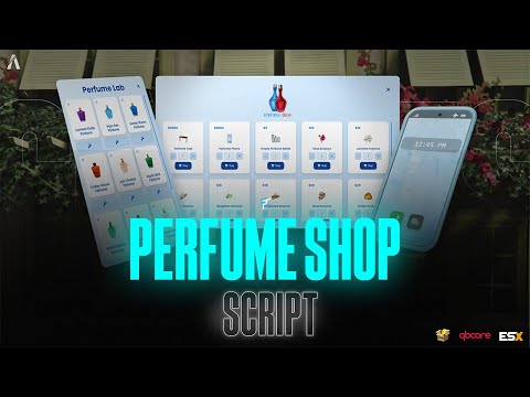 [ESX / QB / OX]  Perfume Shop / Crafting & Selling | Fatality Scripts |