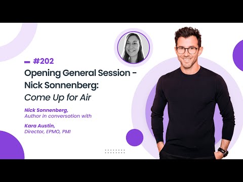 PMXPO 2023 Keynote Speaker Nick Sonnenberg Shares Insights on 'Come Up for Air' & Project Management