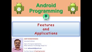 android OS features in hindi | android application | android programming Android Tutorial | 2020