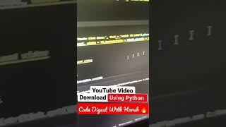 Download Youtube Video 👍 Using Python 👨‍💻🔥#youtube#downloadvideo #freevideodownload