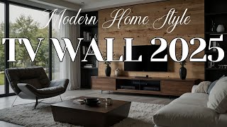 Modern TV Wall Design Ideas 2025: Elevate Your Entertainment Space