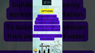 Purpose of a Foundation Slab | civil interview quiz 56