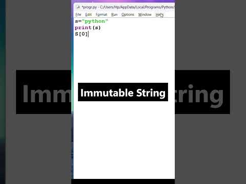 Shorts on String is Immutable    #shortsyoutube   #hindiexplanation #coding