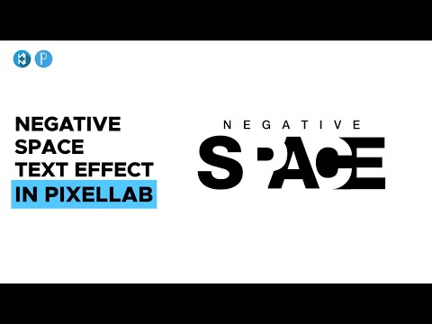 How to Create Negative Space Text Effect in PixelLab | PixelLab tutorial | Smartphone tutorial