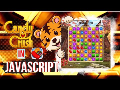 Build A Candy Crush Game in JavaScript | Candy Crush Clone | JS Projects Day 3